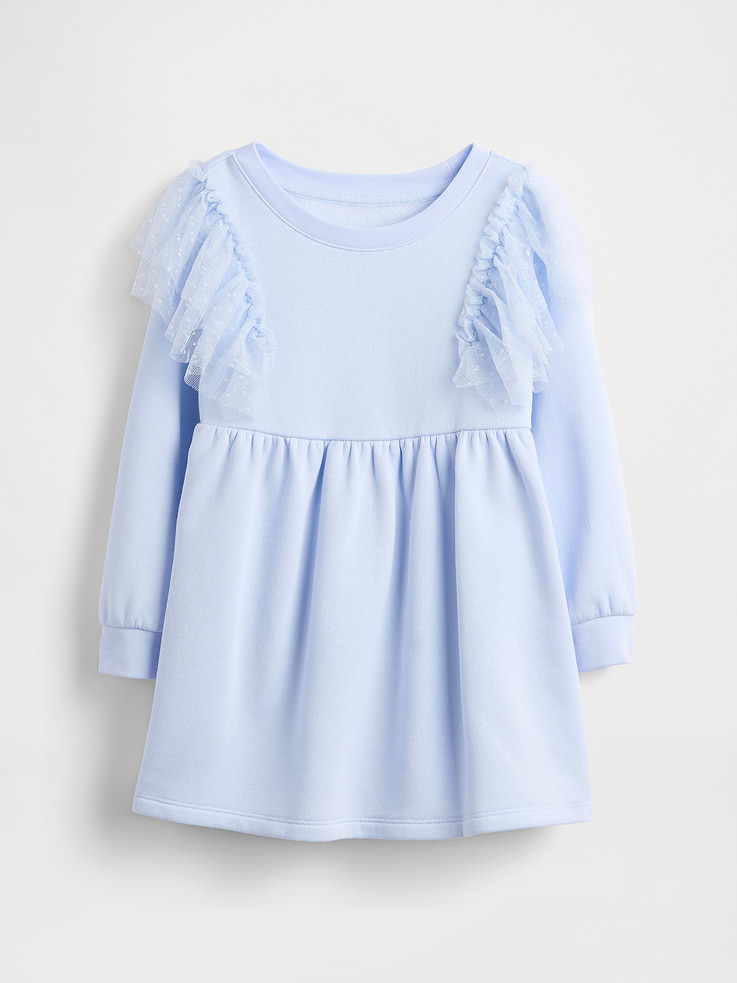 Image number 2 showing, Baby & Toddler Tulle Sweatshirt Dress