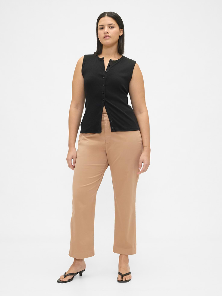 Image number 5 showing, Mid Rise Khakis