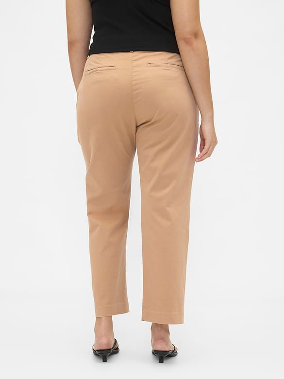Mid Rise Khakis