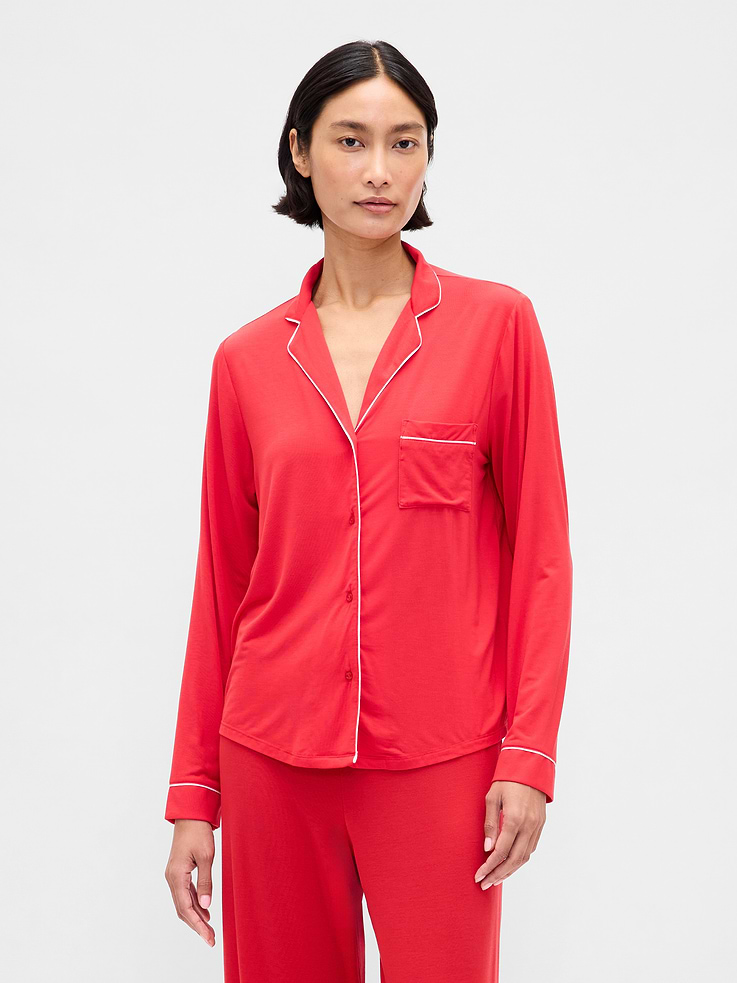Image number 1 showing, SoftMade Modal PJ Top