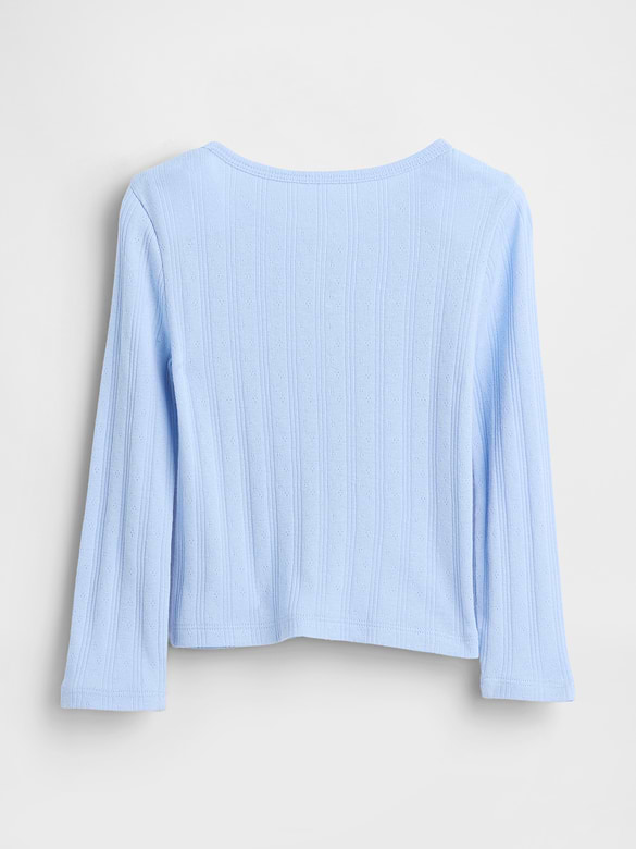 Baby & Toddler Pointelle Bow Top