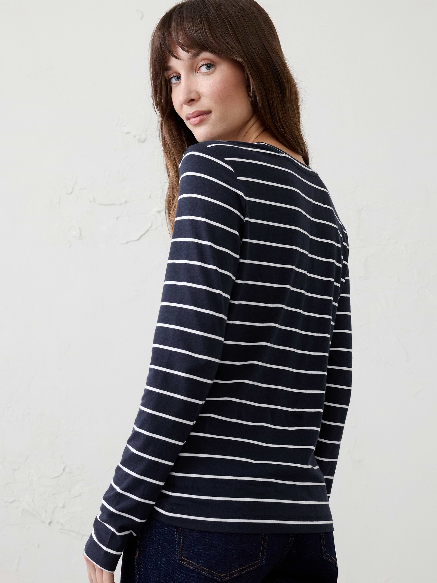 Image number 5 showing, Timeless Long-Sleeve Crew-Neck T-Shirt