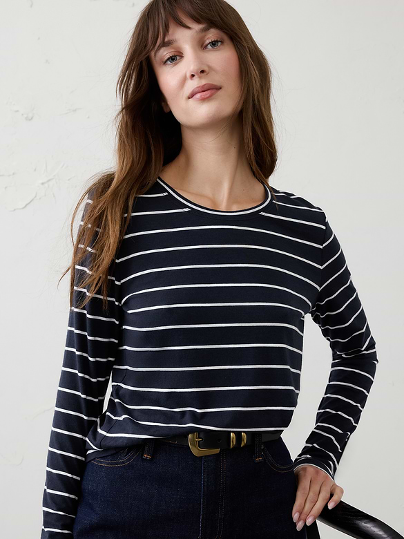 Timeless Long-Sleeve Crew-Neck T-Shirt