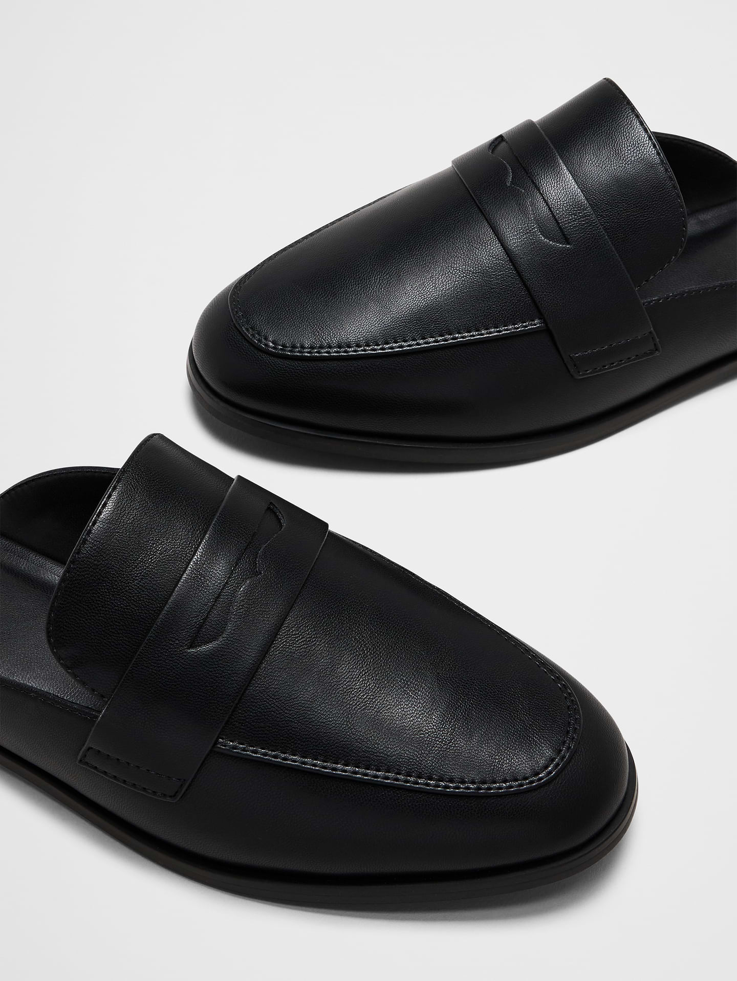 Image number 5 showing, Vegan Leather Loafer Mule