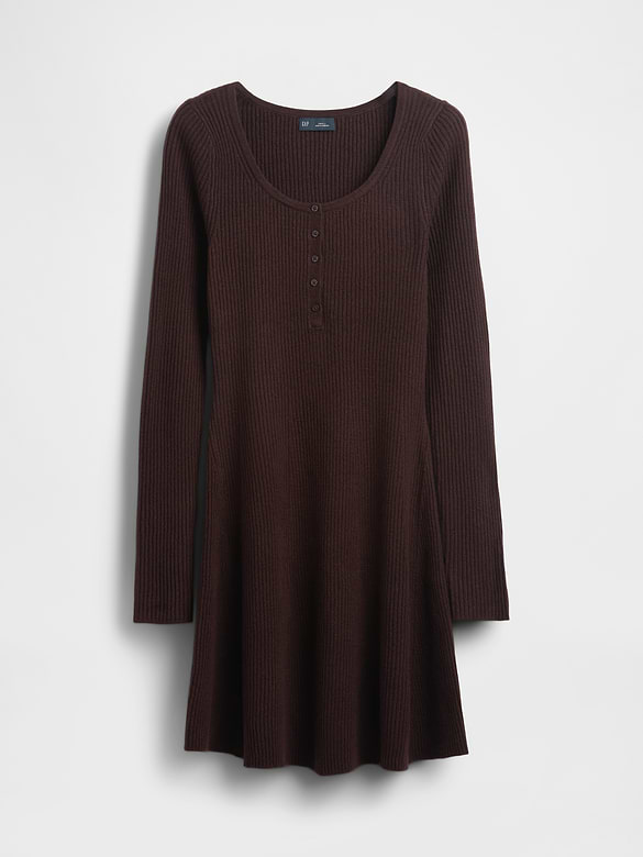 CashSoft Rib Mini Sweater Dress