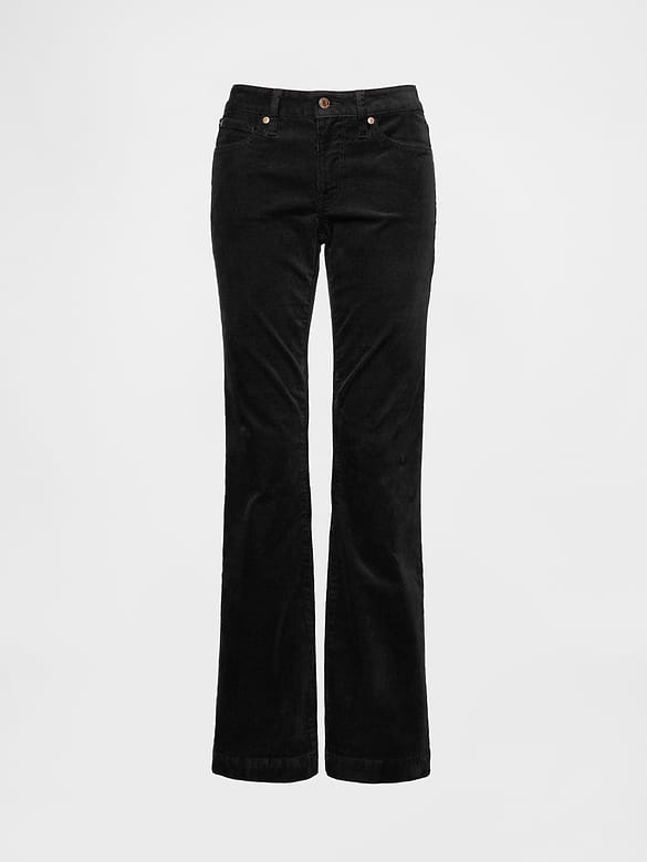 Low Rise Corduroy Long & Lean Pants