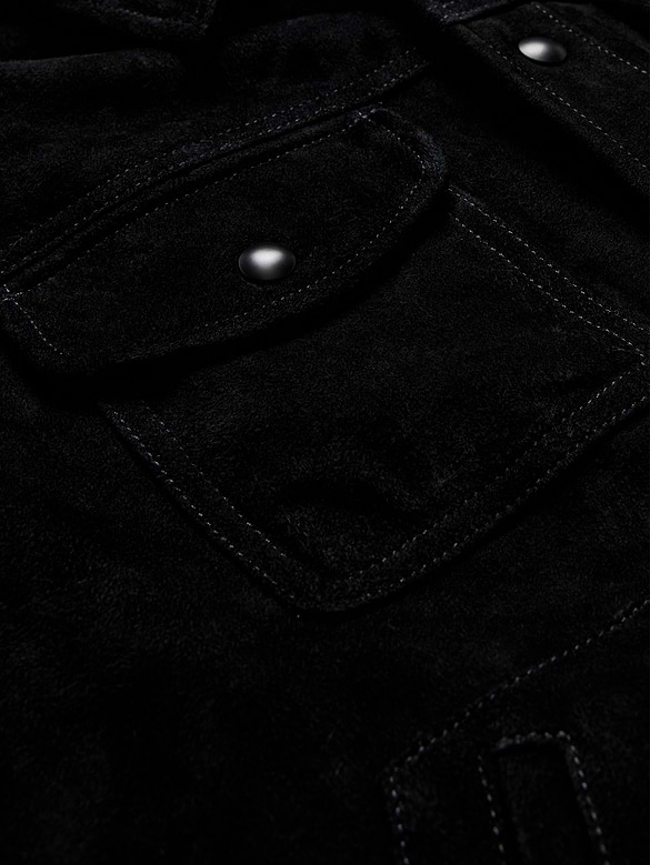 Suede Trucker Jacket
