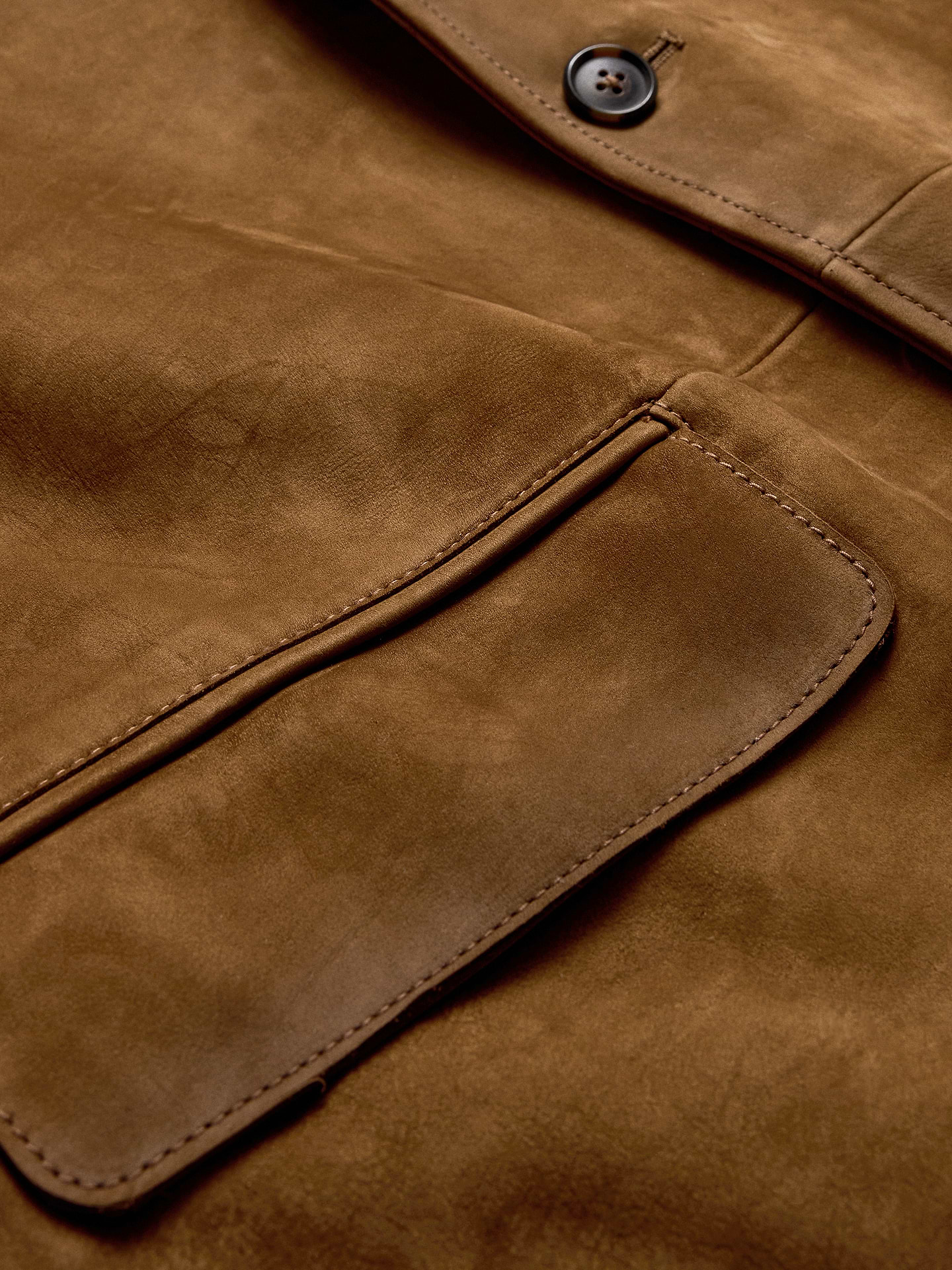 Image number 5 showing, Relaxed Nubuck Leather Blazer