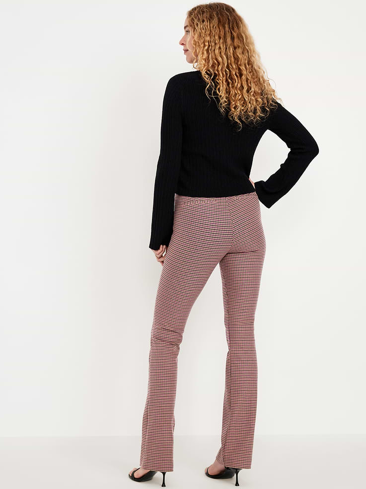 L'image numéro 3 présente Pantalon Pixie évasé à taille haute