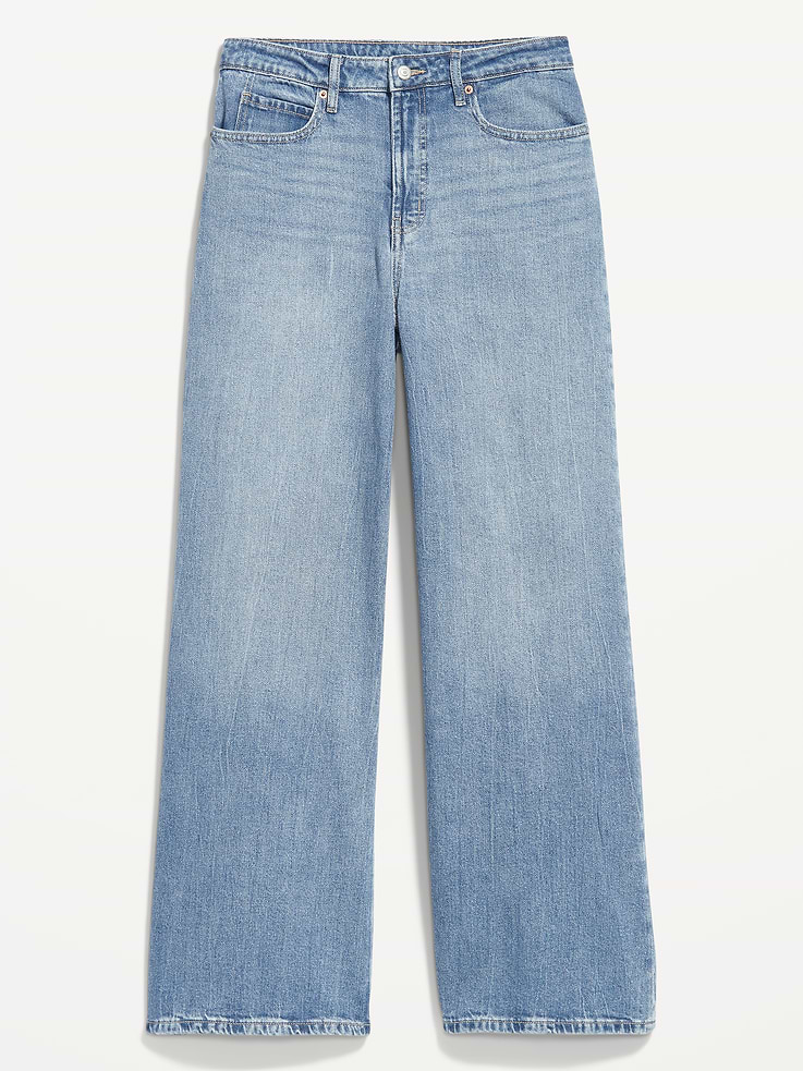 Image number 9 showing, Extra High-Waisted Super Wide-Leg Jeans