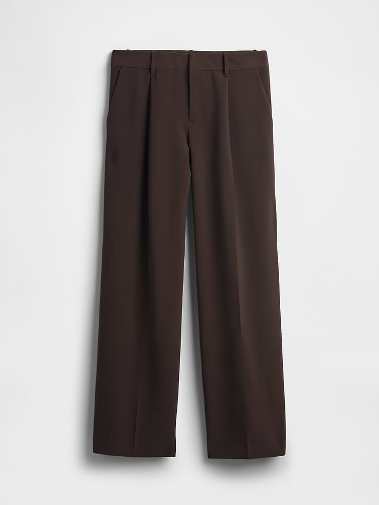 Image number 7 showing, 365 Low Rise Pleated Wide-Leg Trousers