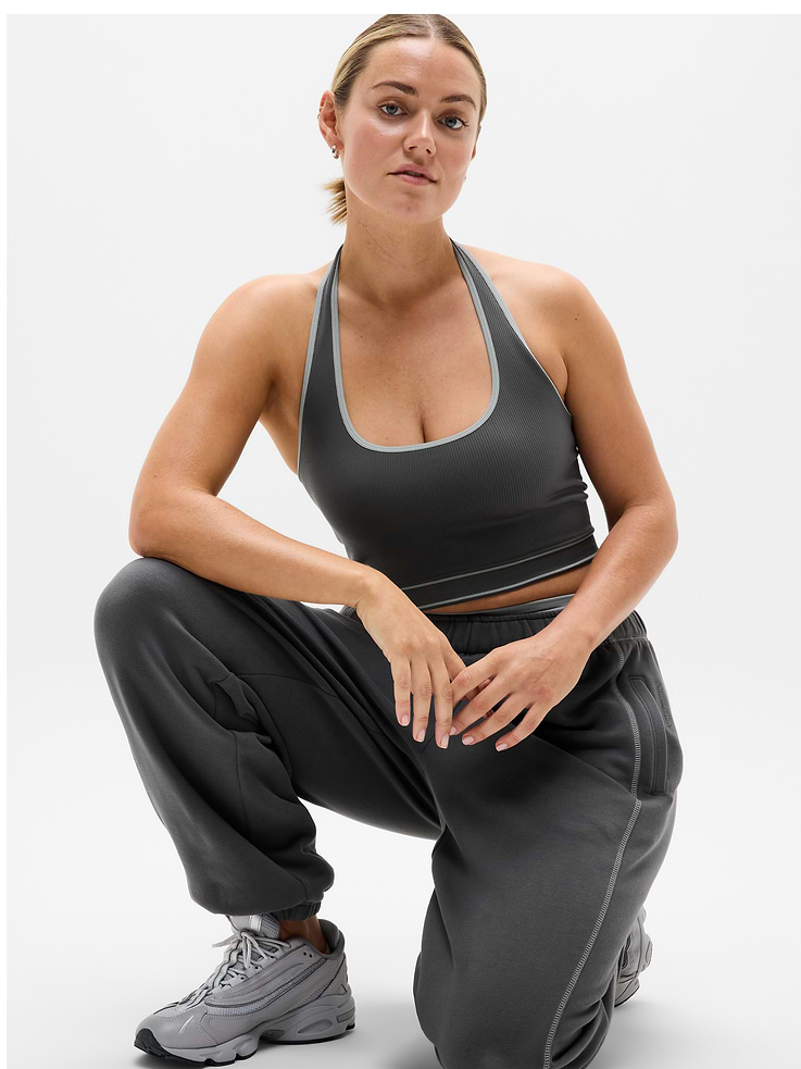 Image 5 of 8, Recharge Rib Seamless Halter