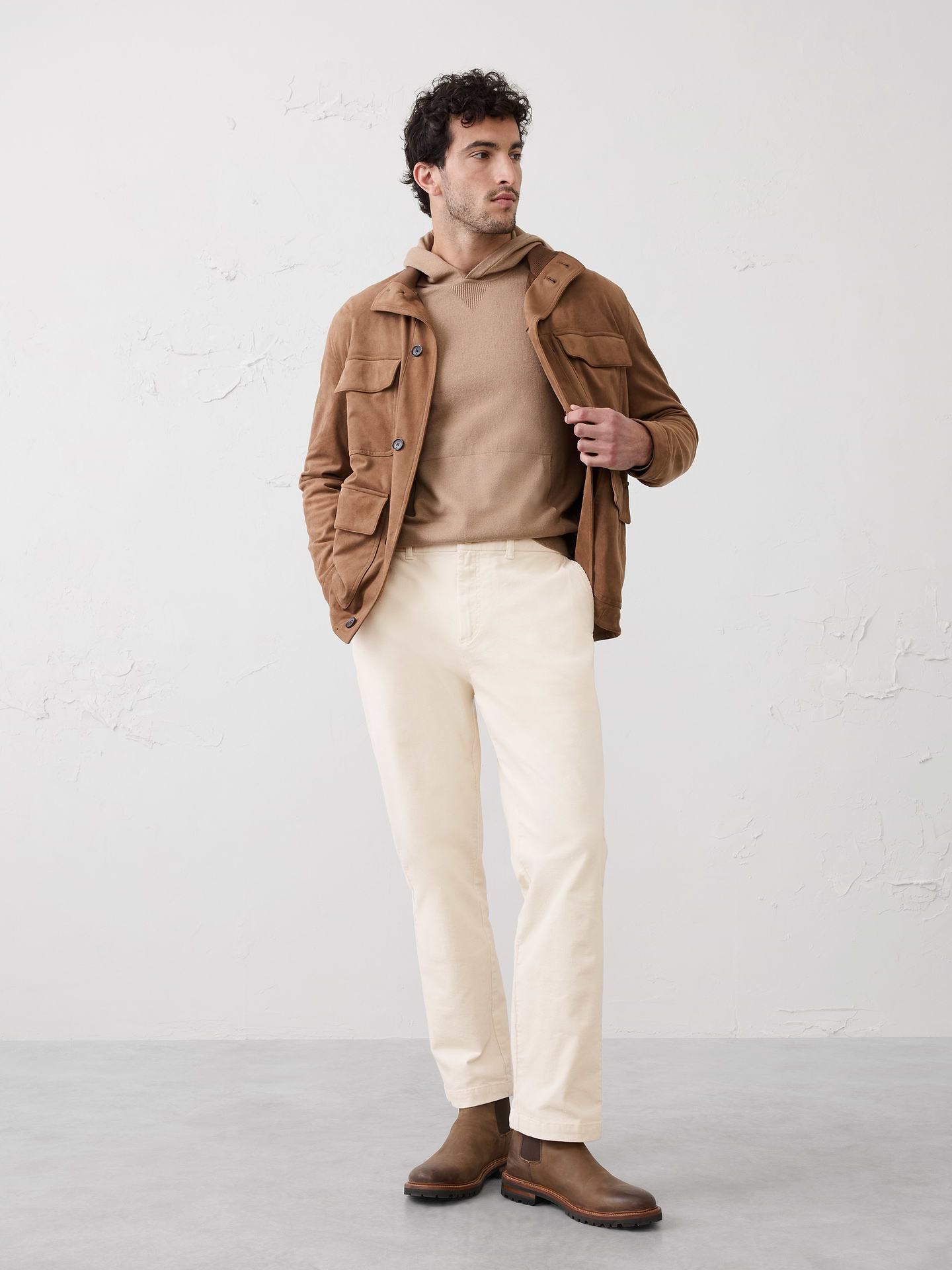 Image number 1 showing, Straight-Fit Travel Corduroy Pant
