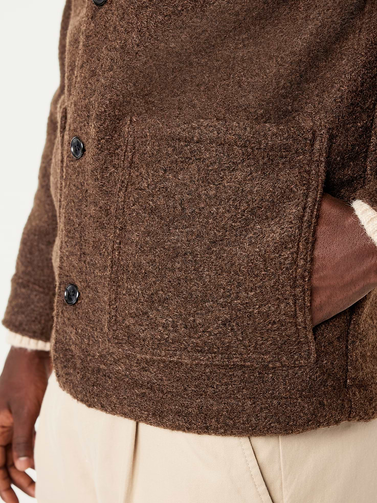 Image 4 of 6, Brushed Chore Jacket