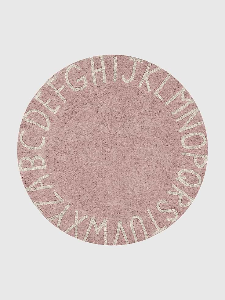Image number 1 showing, Lorena Canals Washable Rug ABC Natural Vintage Nude