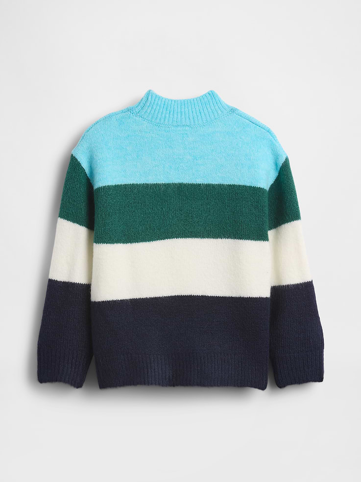 Image number 2 showing, Baby & Toddler Mockneck Sweater