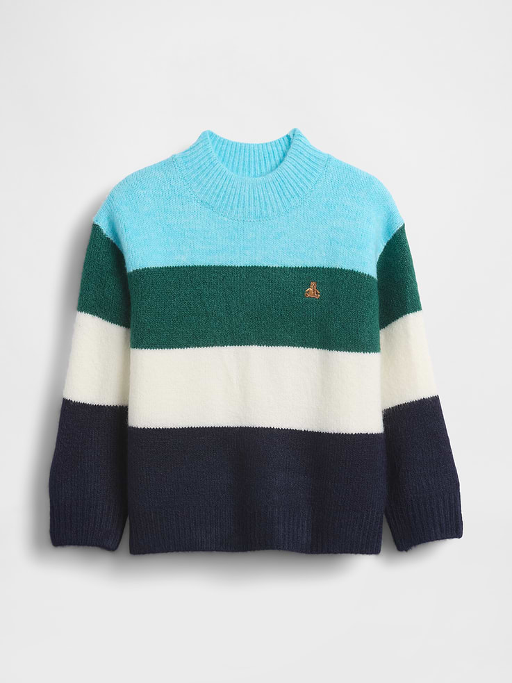 Image number 1 showing, Baby & Toddler Mockneck Sweater