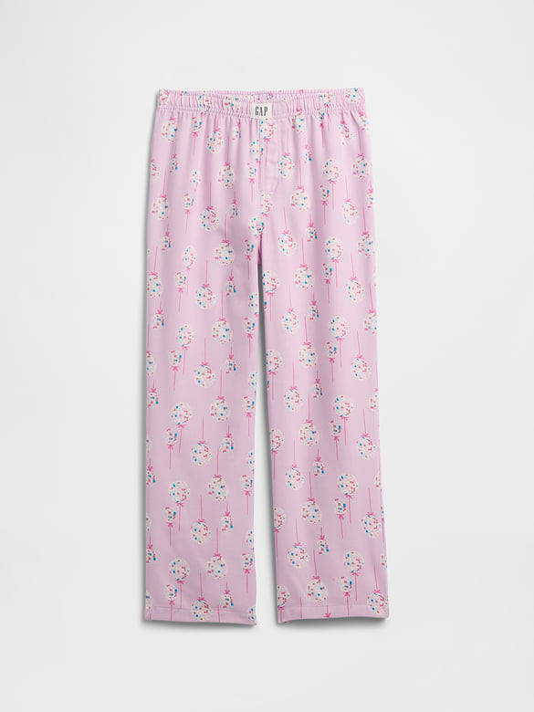 Kids 100% Recycled Flannel PJ Pants