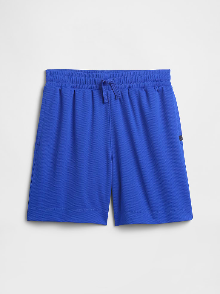 Image number 1 showing, Kids 100% Recycled Pull-On Mesh Shorts
