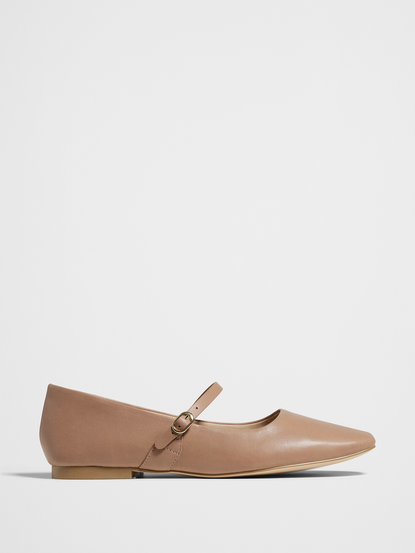 Image number 1 showing, Vegan Leather Maryjane Ballet Flat