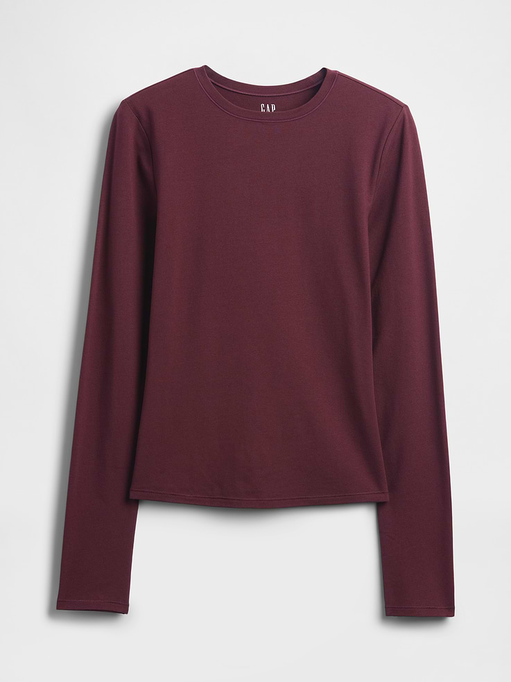 Image 5 de 5, T-shirt moulant en jersey