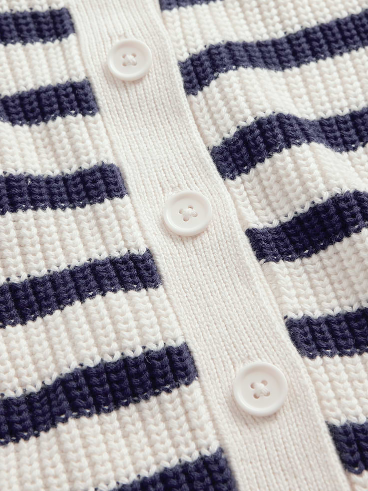 Image number 5 showing, Kids 100% Cotton Oversized Cardigan