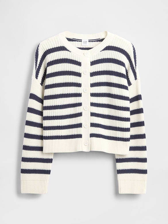 Kids 100% Cotton Oversized Cardigan