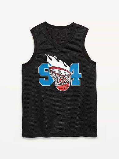 Image number 4 showing, Mesh Graphic Basketball Tank Top for Boys