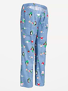 Image number 2 showing, Maternity Printed Flannel Pajama Pants