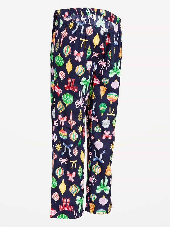 Maternity Printed Flannel Pajama Pants