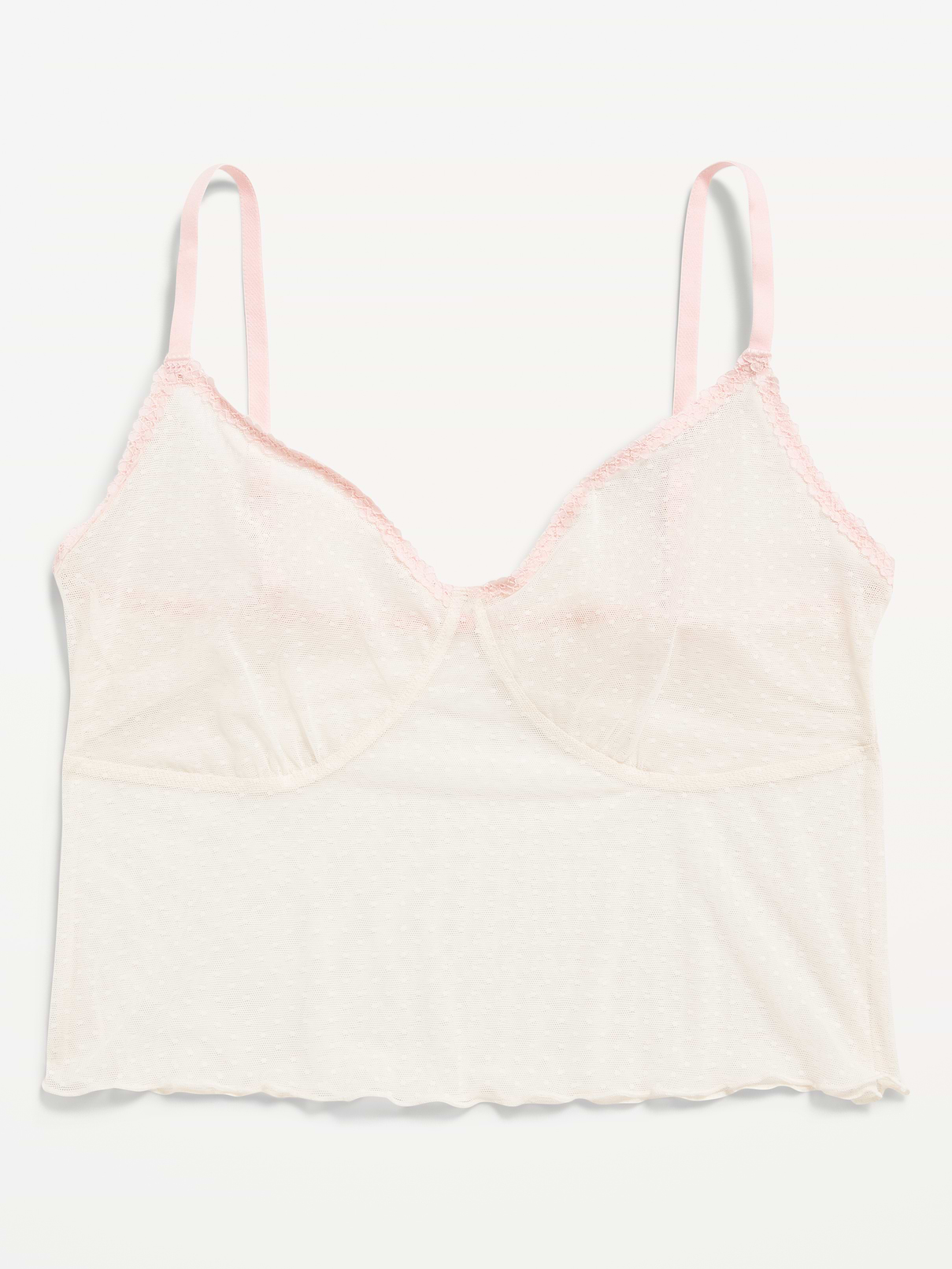 Image number 1 showing, Mesh Cami Bra