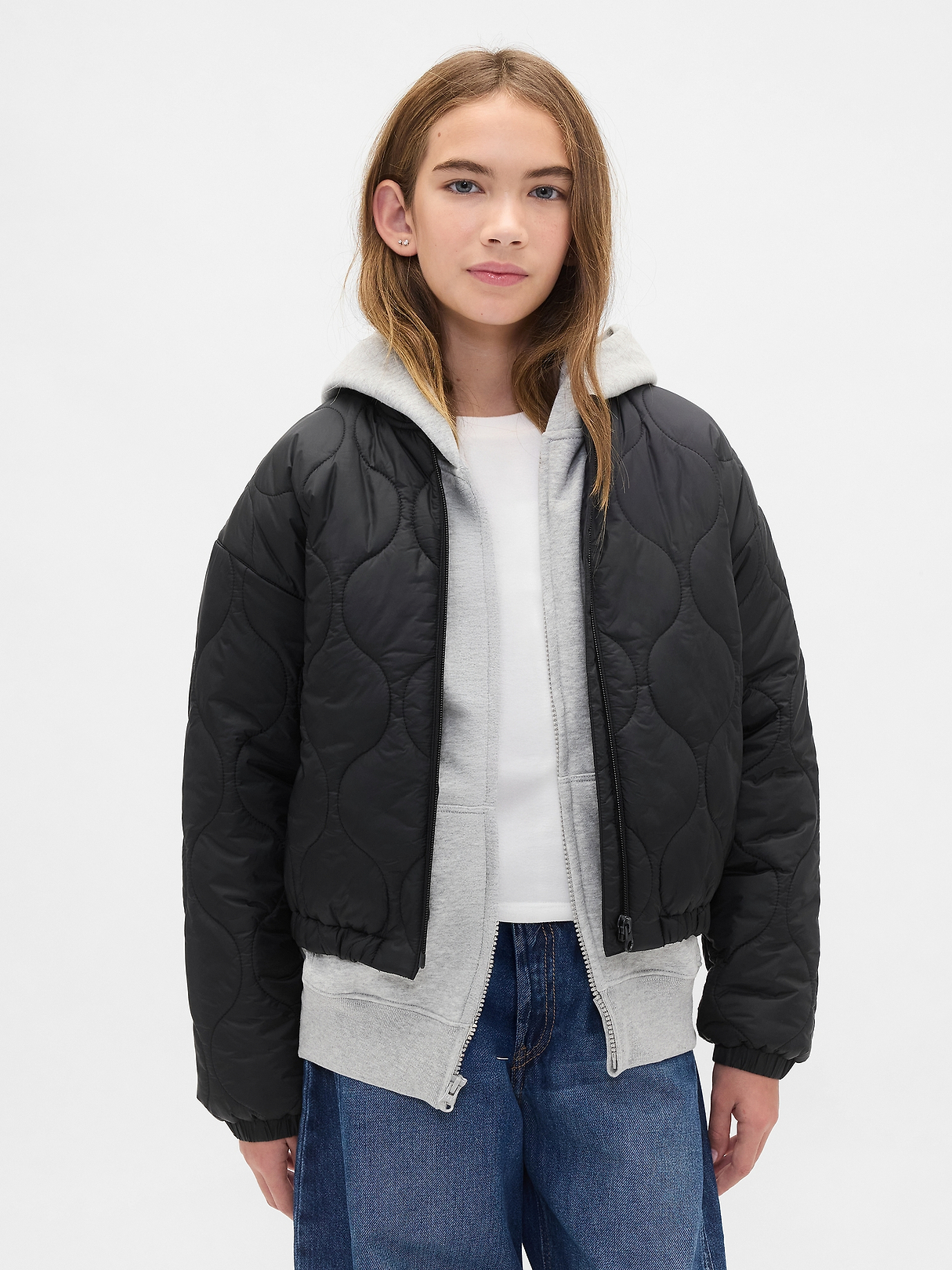Kids Recycled Lightweight Quilted Puffer Jacket | Gap