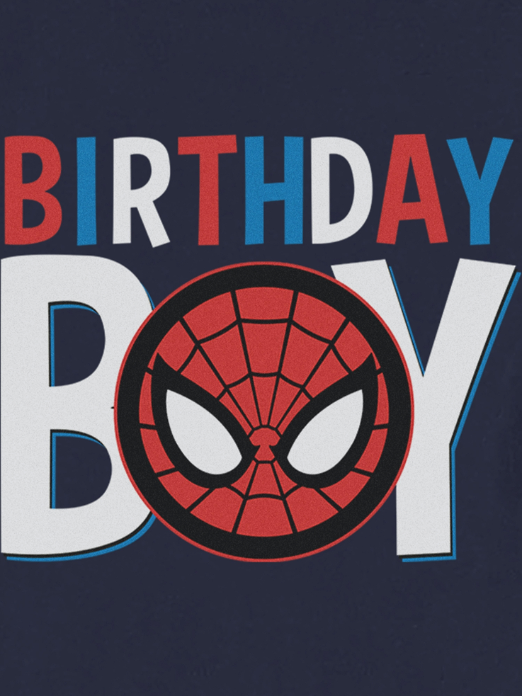 Image 2 of 4, Marvel Universe Classic Birthday Icon Spiderman Graphic T-Shirt for Toddler