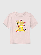 Image number 1 showing, Disney Mickey Birthday Girl Is 5 Graphic T-Shirt for Toddler