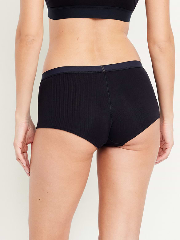 Ribbed Hipster Underwear