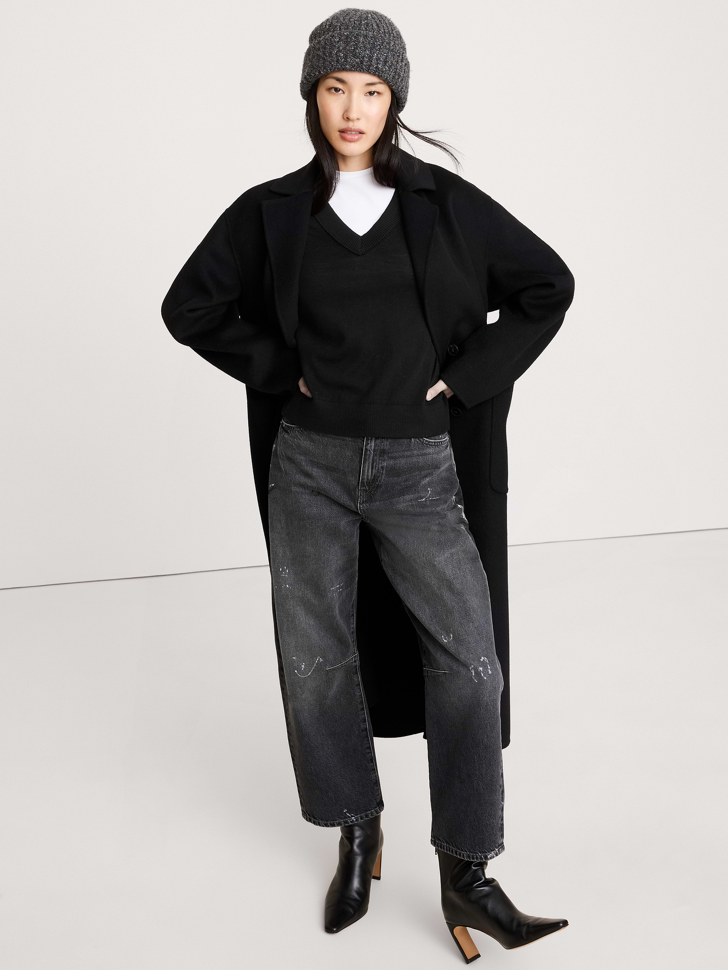 Image number 1 showing, Merino V-Neck Sweater