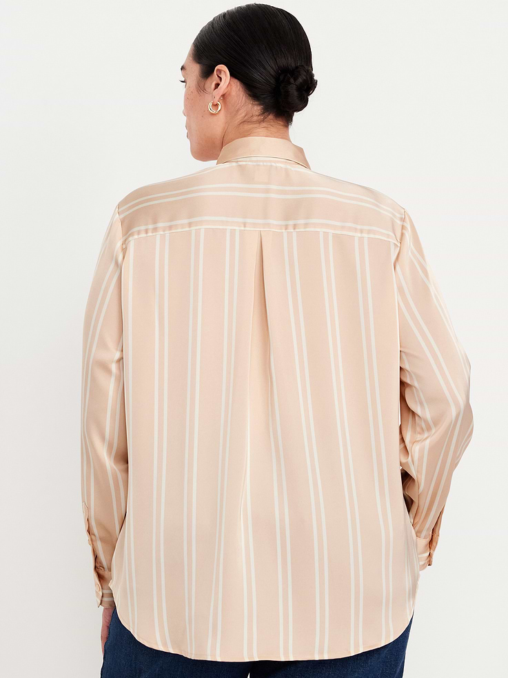 Image number 8 showing, Satin Button-Down Shirt