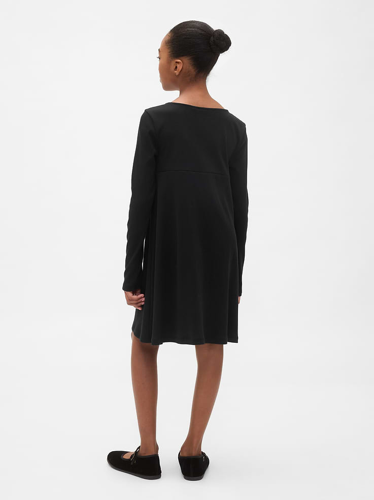 Image number 3 showing, Kids Rib Bow Dress