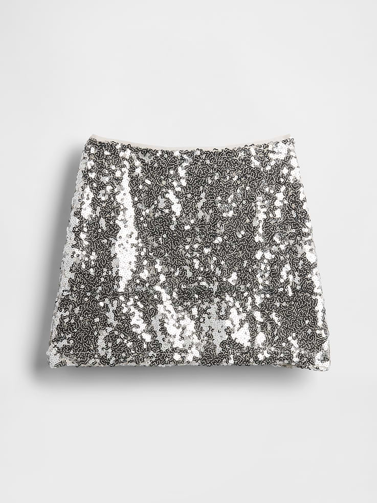 Image number 2 showing, Kids Sequin Mini Skirt