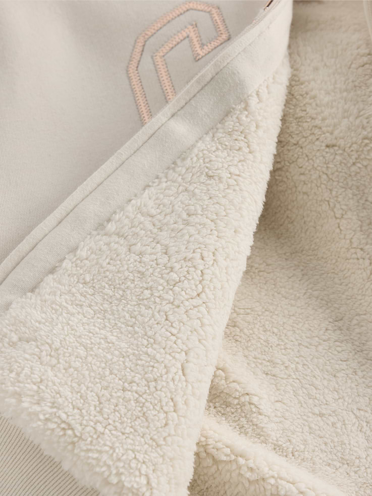 Image number 5 showing, Kids Sherpa-Lined Graphic Logo Hoodie