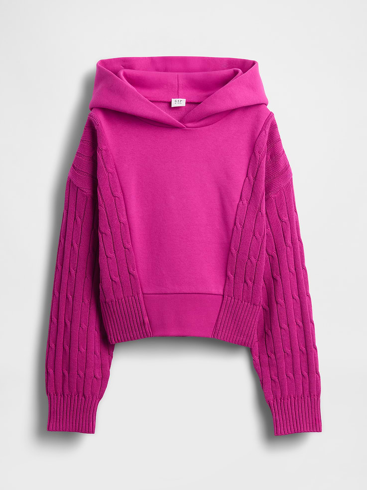 Image 2 of 5, Kids VintageSoft Mixed Media Hoodie