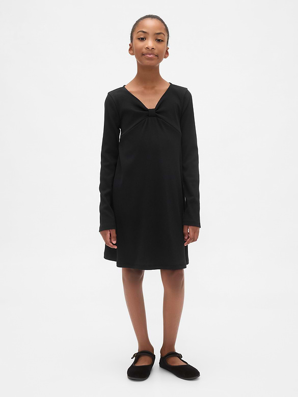 Kids Rib Bow Dress