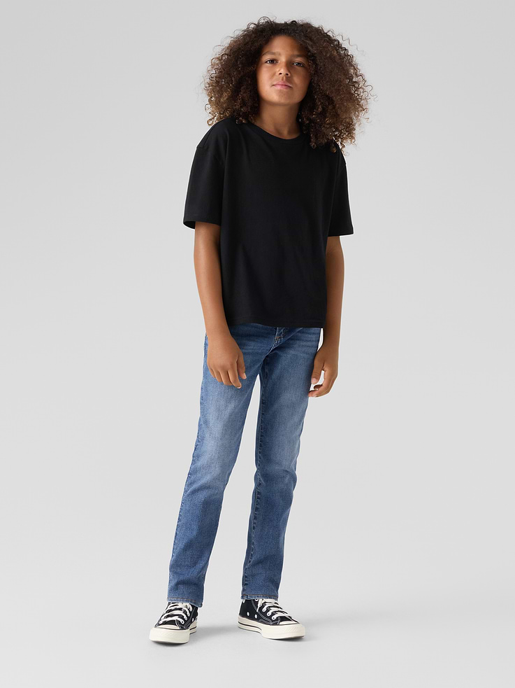 Image 2 of 4, Kids Everyday Soft Relaxed Crewneck T-Shirt