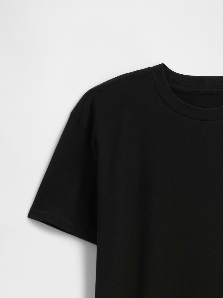 Image 4 of 4, Kids Everyday Soft Relaxed Crewneck T-Shirt
