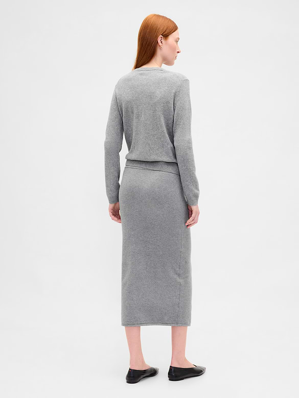 CashSoft Stretch Midi Skirt