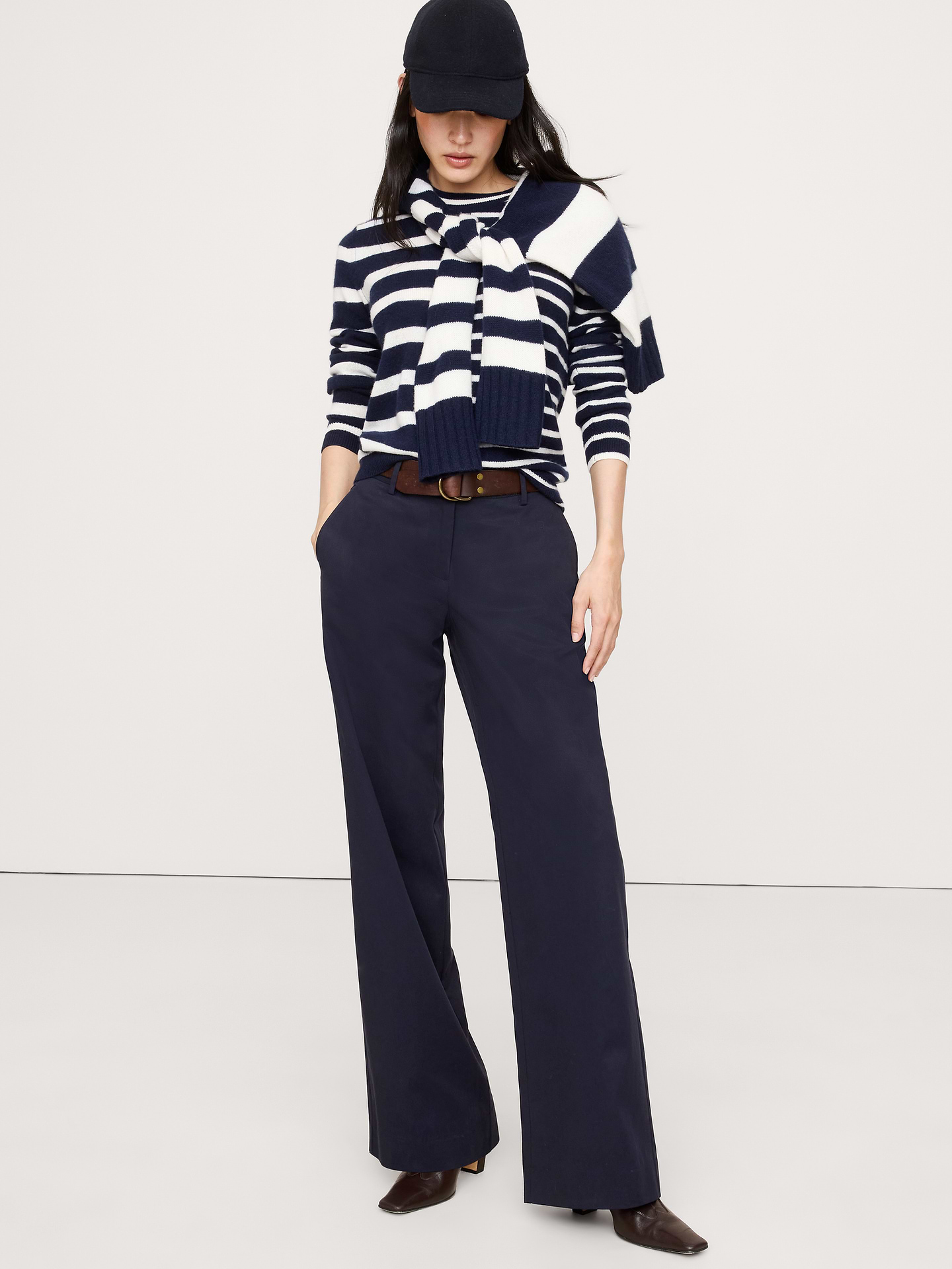 Image number 1 showing, The Everyday Wide-Leg Pant in Tencel™-Cotton