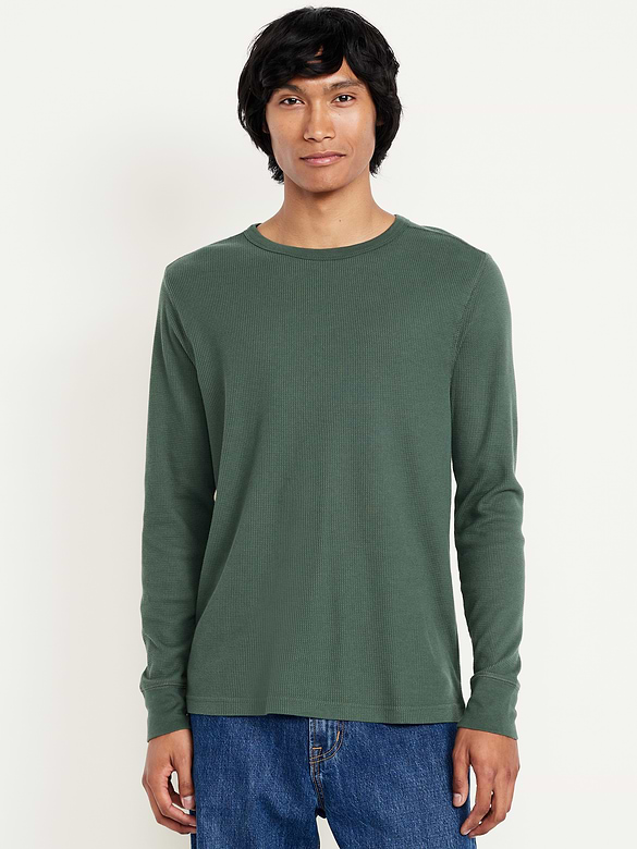Waffle-Knit T-Shirt