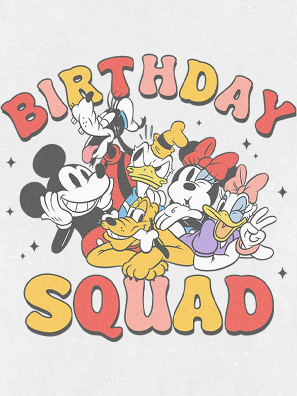 Disney Birthday Squad Graphic T-Shirt for Toddler
