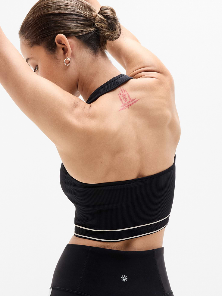Image 3 of 6, Recharge Rib Seamless Halter