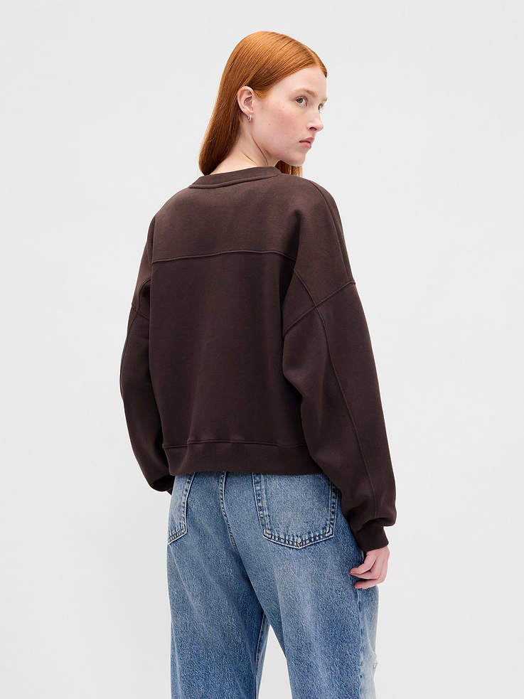 Image number 3 showing, VintageSoft Wedge Crewneck Sweatshirt
